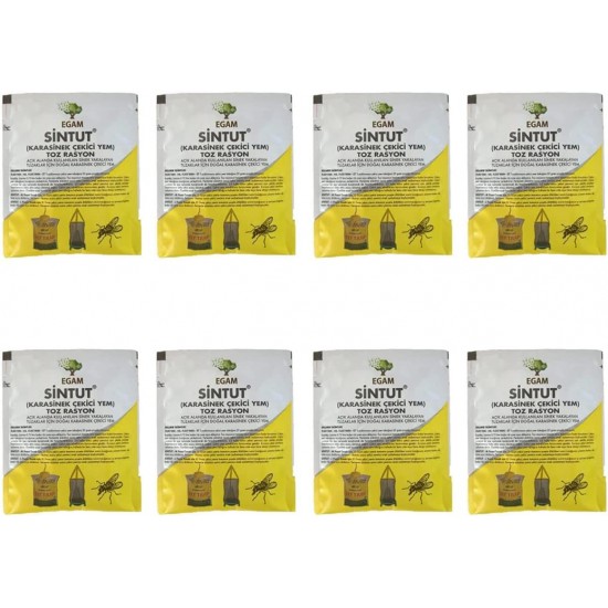 SİNTUT Karasinek Tuzağı için Çekici Yem 8 adet 25 gr| 200 Gr. SİNTUT Karasinek Tuzağı için Çekici Yem 8 adet 25 gr| 200 Gr.