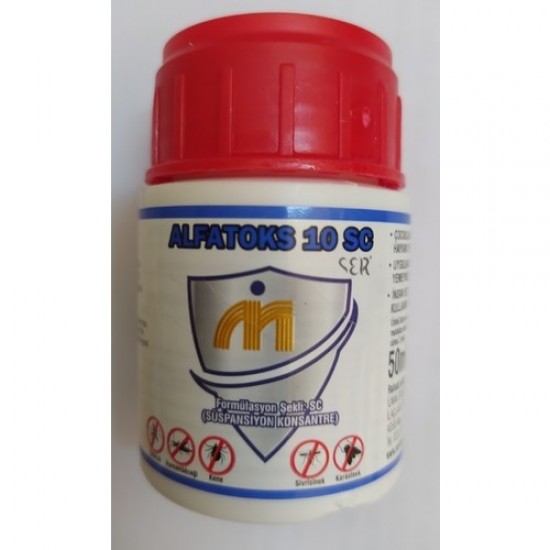 ALFATOKS 10 SC 50 Ml Haşere İlacı ALFATOKS 10 SC 50 Ml Haşere İlacı