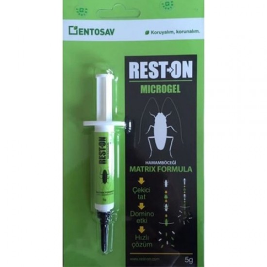 ENTOSAV Rest-on Microgel Hamamböceği Jeli 5 gr ENTOSAV Rest-on Microgel Hamamböceği Jeli 5 gr