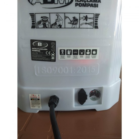 ABM Şarjlı Püskürtme Makinası 16 Litre ABM Şarjlı Püskürtme Makinası 16 Litre