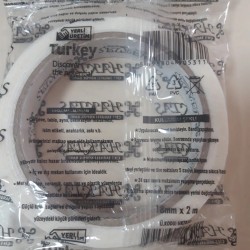Haktaş çift Taraflı Köpük Bant / 18 Mm X 2 Mt