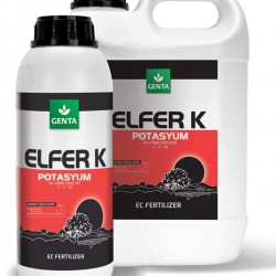 Genta Elfer K Sıvı Potasyum 1lt Gübre Meyve Büyütücü Yaprak Gübresi