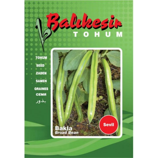 Balıkesir Bakla Tohumu - Sevil - 1 kg Paket - Sebze Tohumu Balıkesir Bakla Tohumu - Sevil - 1 kg Paket - Sebze Tohumu