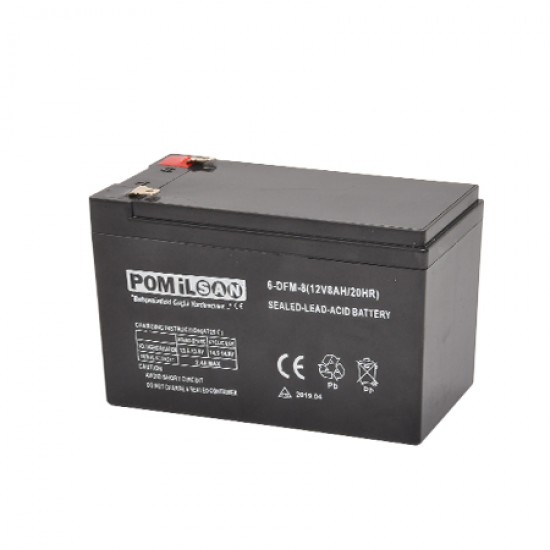 POMİLSAN PMS-34 AKÜ 12 V.8 AMP. POMİLSAN PMS-34 AKÜ 12 V.8 AMP.